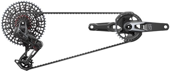 Sram X0 T-type Eagle Transmission Axs Groepset Zilver 175 mm 32t / 10-52t van Sram