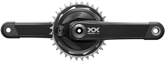 Sram Xx Eagle Spider Q174 Cl55 Dub Crankstel Met Vermogensmeter Zilver 175 mm / 32t