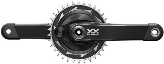 Sram Xxsl Eagle Spider Q168 Cl55 Dub Crankstel Met Vermogensmeter Zwart,Zilver 165 mm / 34t