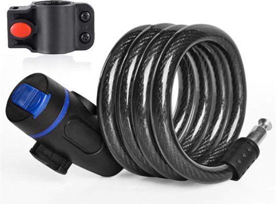 Staalkabelslot Zwart Fietsslot 1M van M-Wave