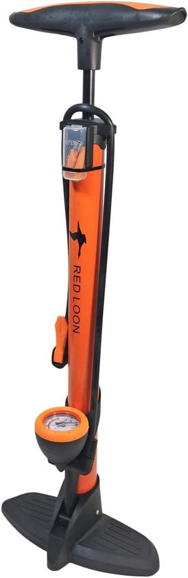 Staande Fietspomp met Manometer - Hoge Druk Voetpomp voor Alle Ventielen