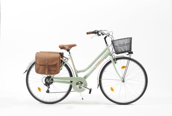 Stadsfiets 28 inch 605 Dames groen van Merkloos