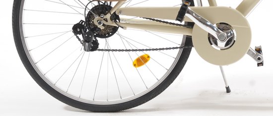 Stadsfiets 28 inch 605 Lady beige van Merkloos