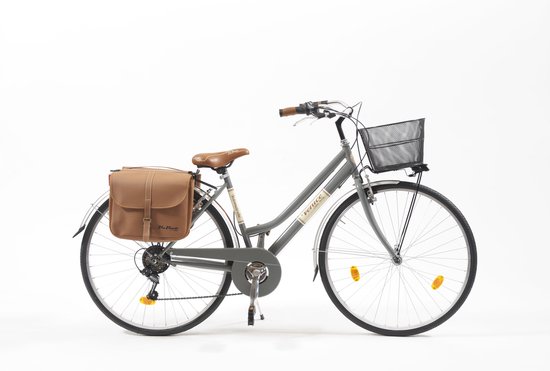 Stadsfiets 28 inch 605 Lady grijs van Merkloos