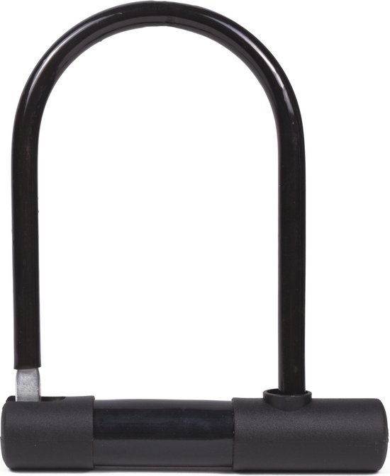 Stahlex Beugelslot - Veiligheidscategorie B - 15 x 18.5 cm - Inclusief 2 sleutels - Zwart van Stahlex