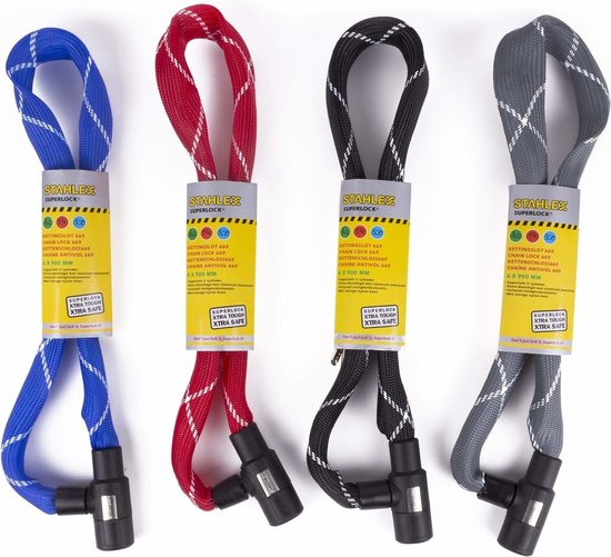 Stahlex Sterk kettingslot - 6 x 900 mm - kleurenmix - per stuk van Stahlex