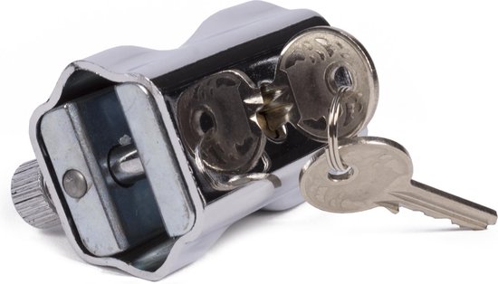 Stahlex Veilig en betrouwbaar hangslot - 8 mm - 2-zijdig te openen - ideaal voor fietsen en scooters van Stahlex