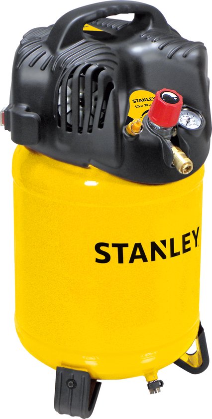STANLEY Compressor D200/10/24V - Olievrij -10 Bar - 24 Liter Tank