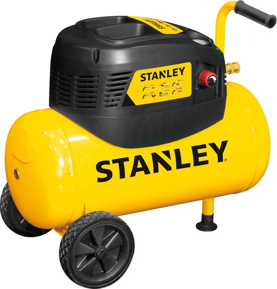 Stanley Compressor D200/8/24 - Luchtcompressor 8 Bar - 24L - 180L/Mi