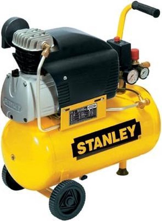 Stanley - Compressor Met Directe Aandrijving En Smering - 2 Pk / 24 L / 8 Bar