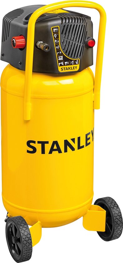Stanley - D230/10/50V Luchtcompressor - 10 bar - Olievrij, tankinhoud 50 L