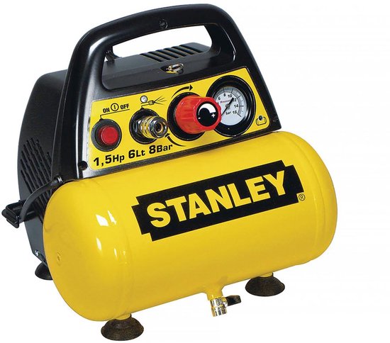 STANLEY - DN200/8/6 Luchtcompressor - 8 bar - Olievrij