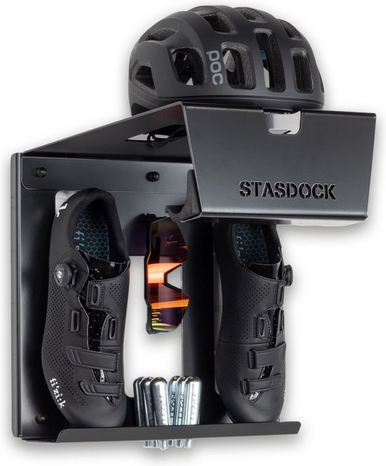 Stasdock® Happy Black - Fiets ophangsysteem - Muurbeugel fiets - Fietsbeugel - fiets ophangbeugel van Stasdock