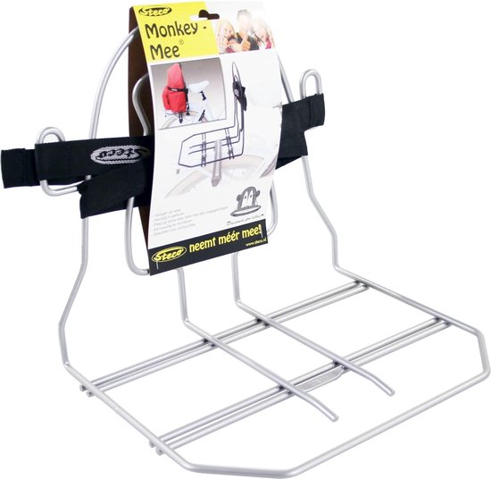 Steco Bagagedrager verbreder Monkey-mee Staal - 31cm breed - Zilver van Steco