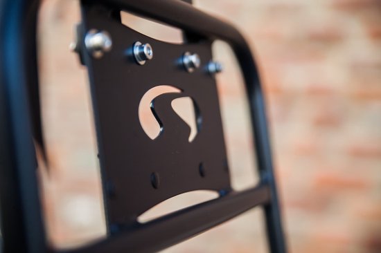 Steco - Transport Comfort - Voordrager voor fietsen - Volwassenen - Glazend Zwart van Steco