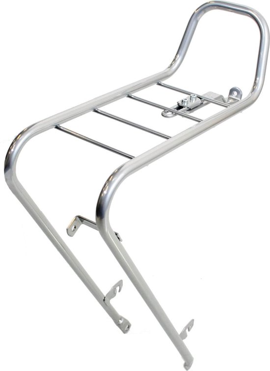 Steco voordrager 28 kroonboutbevestiging (zilver) - Fietsstoeltje van Steco