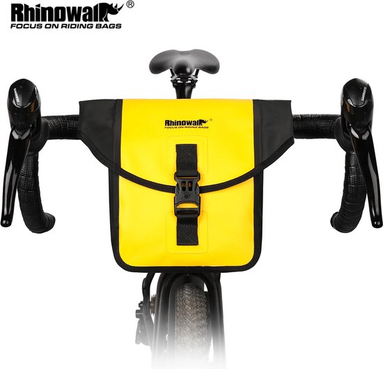 Stevige Fiets Tas Luxe Stuurtas Waterdicht Frame Handige Tas Multifunctionele Draagbare Schouder 2024 Nieuwe Fiets Tas Accessoires van Merkloos