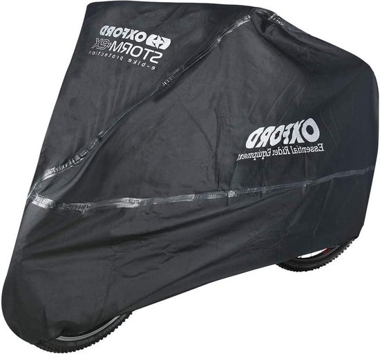 Stormex Single E-bike Cover Premium Weerbestendige Bike Cover Met Duurzame Buiten- & Reflecterende Panelen - Zwart van Storm