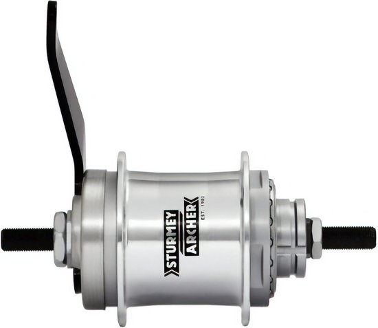 Sturmey Archer Achternaaf Duomatic S2c 2v Alu 36g Zilver van Sturmey Archer