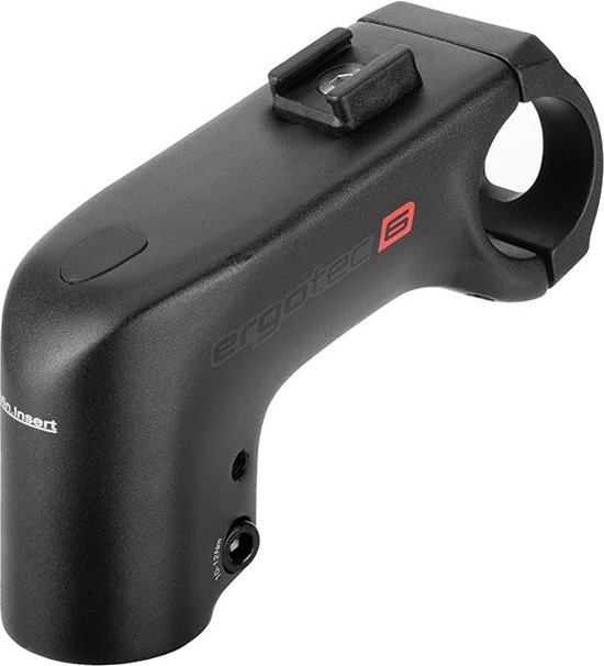 Stuurpen ahead Ergotec Barracuda i SP Vario ø28.6mm vork / 90mm / ø31.8mm - zwart van Ergotec