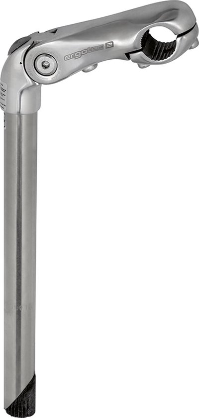 Stuurpen Ergotec Kobra verstelbaar RVS 22,2 / 300x110 / 25,4 mm - zilver van Merkloos