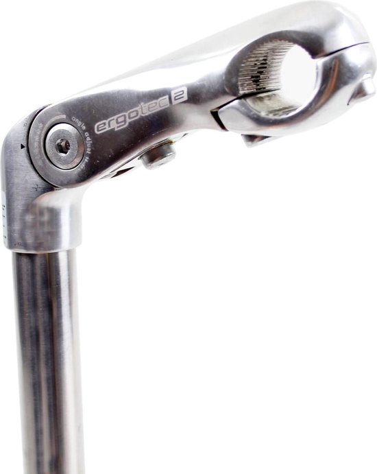 Stuurpen Ergotec Kobra verstelbaar RVS 22,2 / 300x90 / 25,4 mm - zilver van $