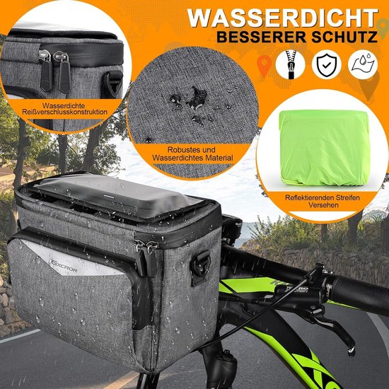 Stuurtas Fiets 55 l Waterdicht Touchscreen - Telefoonhouder - Mobiele Telefoons van Merkloos