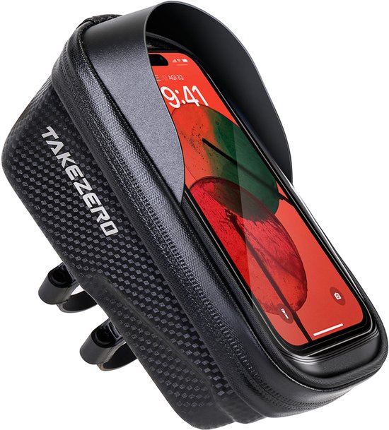 Stuurtas voor fietsen - Past op stuurstang - Harde buitenkant - Snel en makkelijk afneembaar - Grote inhoud van Merkloos