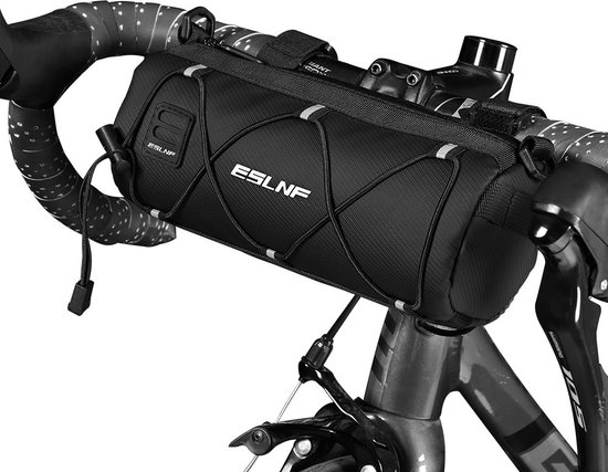 Stuurtas Waterdicht - Maat S - Fiets vakantie tasje - Fietstas - Mountainbike - Bike Travel - Bikepacking - MTB - Racefiets - Zwart - Drybag - Dry bag van Roswheel