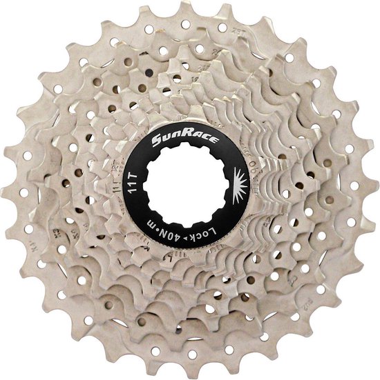 Sunrace Cassette Csrs0 10s 11-25t Zilver van Sunrace