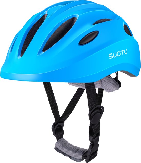 Suotu Kinderhelm - Buitenspeelgoed - helm - fietshelm kind - Fietshelm Jongens en Meisjes - S - 52-56CM - Blauw van Suotu