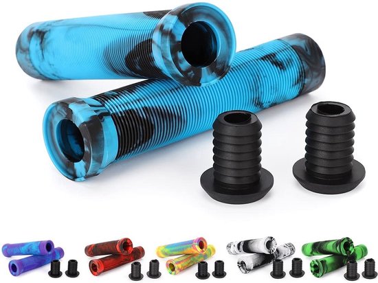 Suotu Stuntstep handvatten - Grips - Universal - Ergonomic Mountain Step Grip Set - Blauw van Suotu