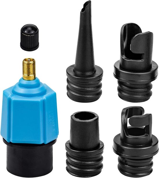 Sup Pomp Adapter - Opblaasbare Adapter - Watersport Accessoire - Robuuste Lekvrije Structuur - 17.4 x 12 x 3.5 cm
