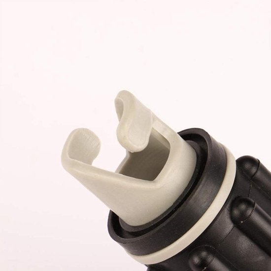 SUP Pomp Adapter - Ventiel Slang Converter - Opblaasbare Boten Vullen - Standaard Schrader Klep - 8x3.5cm - Zwart