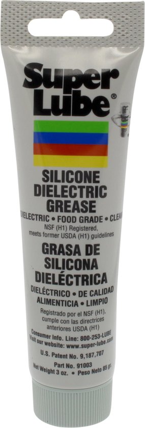 Super lube diëlektrisch siliconen vet - 85 gram tube