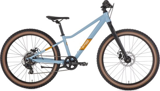 SuperSuper Xplore Kinder Mountainbike 24 inch - 7 versnellingen - Blauw van Supersuper