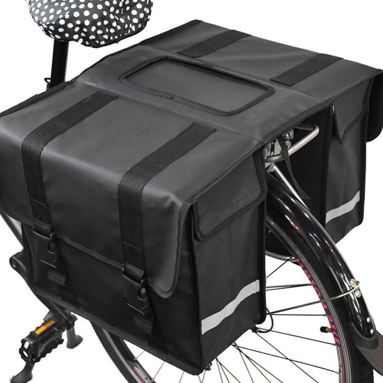SWISSBEX - FIETSTAS - DUBBELE FIETSTAS - WATERAFSTOTEND - REFLECTOREN - OOK VOOR ELECTRISCHE FIETSEN van SwissBex