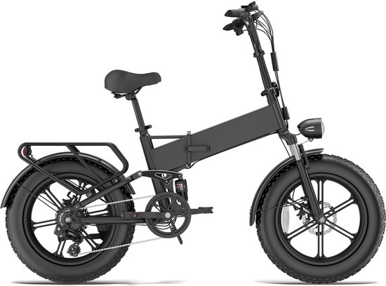 T5 Vouwbare E-Bike – 48V 13Ah 250W Motor, 25 km/u, 90 km Actieradius, 20" Vetbanden, 7-Speed Shimano, Dubbel Schijfrem – Legaal & Krachtig