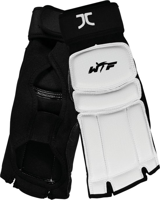 Taekwondo-voetbeschermers JCalicu-Club | WT-approved | Wit (Maat: L) van T
