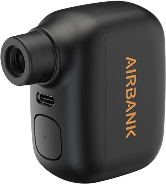 TamTrade Elektrische Fietspomp - Luchtcompressor - 80 PSI - Handige batterij-indicator - Ultracompact - Lichtgewicht - Zwart