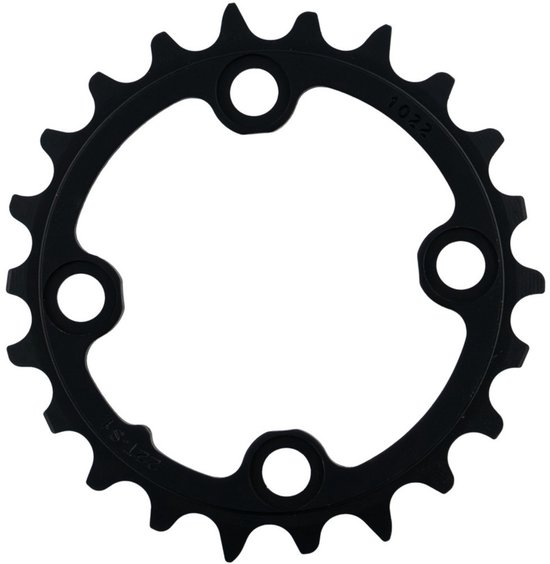 Tandwiel truvativ 22tds steek 64 tbv 10sp zwart - ZWART