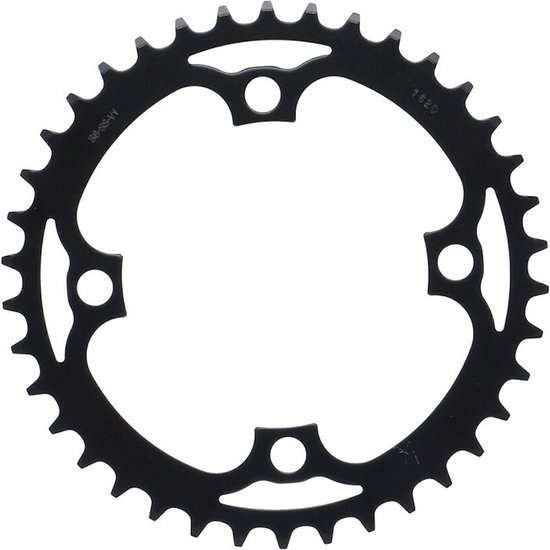 Tandwiel truvativ 38t steek 104 singlespeed zwart - ZWART van Merkloos