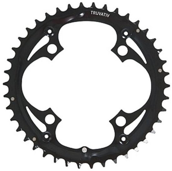 Tandwiel truvativ 44t mtb st 104 aluminium zwart - ZWART