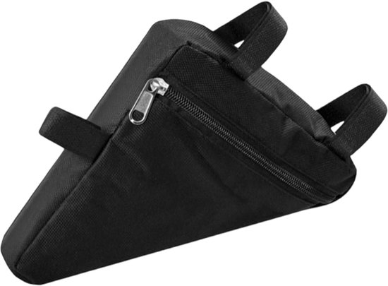 Tassen – Frametassen – Driehoekige fietstassen – MTB-accessoires – Racefietstassen – Opbergtassen voor gravelbikes – Frame-opbergzakjes – Kleine fietstassen – Zwart – Fietsaccessoires – Geschikt voor fietsen, mountainbikes en wielrennen van Merkloos