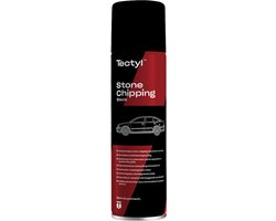 Tectyl Stone Chipping - Steenslagbescherming - Zwart - Corrosie werend - Steenslag- en onder bodem coating - Op rubberbasis – In spuitbus - 500 ml