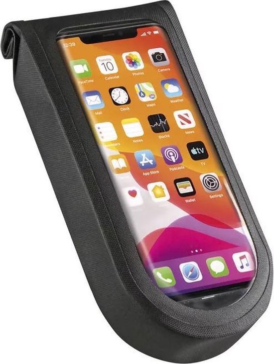 Telefoontas KLICKfix PhoneBag Tour M Incl. Quad Mini Adapter Zwart van T