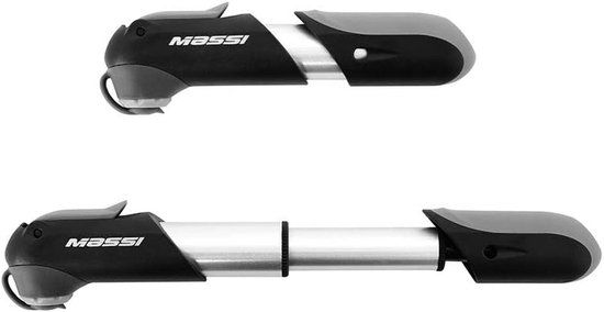 Telescopische Inflator Pomp met Dubbel Ventiel - 14 cm