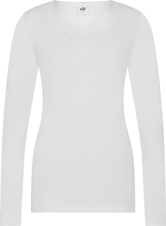 Ten Cate thermo long sleeve lace snow white voor Dames | Maat L