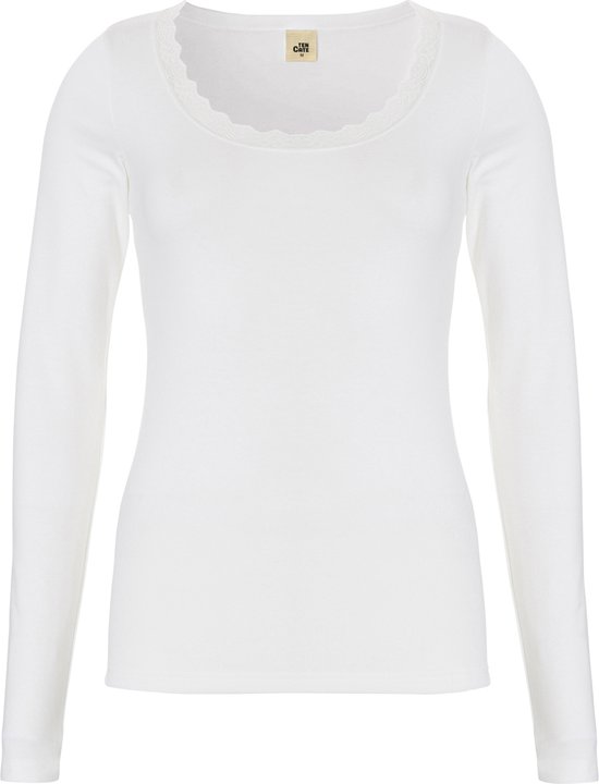 Ten Cate thermo long sleeve lace snow white voor Dames | Maat XL