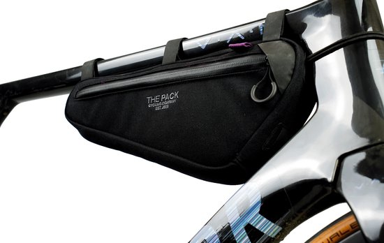The Pack Snack Bag Frame Bag | Frametas - Bikepacking - 2L - Stevig materiaal - Zachte binnenzijde - Waterafstotend - Gravelbike van T